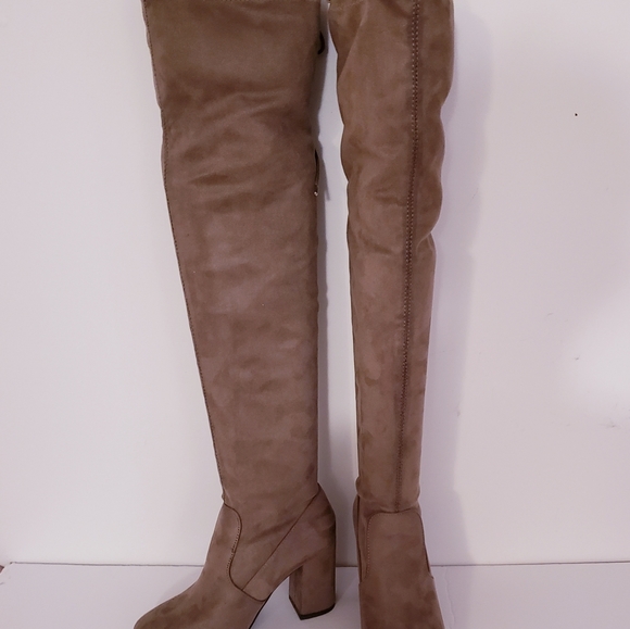 Tan Suede Thigh High - NWOT - Picture 8 of 15